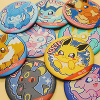 Aimants de réfrigérateur brodés Pokémon de haute qualité, faits à la main, pour collectionneurs, souvenirs, fan art, jeux de société, booster box