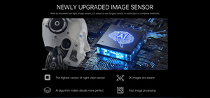 Mira de Cámara HT-70LRF-850-20X, Dispositivo de Visión Nocturna Digital con Telémetro Láser, Aplicación WIFI y Alcance Monocular - Product Image 2