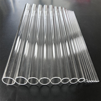 Tubo Doble de Cuarzo Puro 99.99% Resistente al Calor, Personalizado de Fábrica, Sílice Fundida Transparente para Doblado, Soldadura y Corte