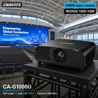 Projecteur professionnel CAAVITS 10000 lumens, installation professionnelle, WUXGA 1920x1200, laser DLP, pour l'éducation, les salles de conférence, projecteur Beamer