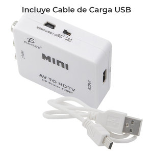ตัวแปลงสัญญาณ ELE-GATE Mini AV เป็น HDTV รองรับความละเอียด 1080P - Product Image 3