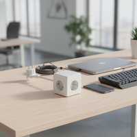 Nouvelle prise murale compacte et attrayante 2026 avec 3 prises USB et 2 ports USB-C, charge rapide PD20W, pour maison intelligente (Corée/Allemagne)