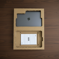 Caja de Regalo de Papel Kraft con Diseño de Panal para Vino, Ecológica y Biodegradable, Empaque Estilo Libro, Caja de Regalo Biodegradable Estilo Libro
