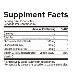 Complément Alimentaire Avancé pour le Soutien Articulaire : Gélules de Glucosamine, Chondroïtine et Collagène – 120 Comprimés - Product Image 4