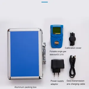 Analyseur de gaz Portable à simple gaz, de pureté, alarme de calibrage automatique, pouces