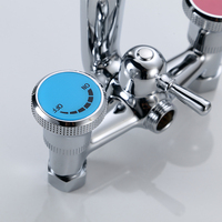 Robinet de douche moderne en alliage de zinc à double poignée, qualité stable, vente en gros fabricant, Grifo De Ducha Torneira De Chuveiro, Robinet de bain
