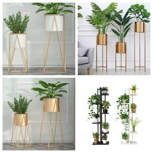 Étagère pour plantes en fer de patio Étagère de jardin Présentoir à fleurs Support pour plantes 3 niveaux Porte-plantes en métal de style <span class=keywords><strong>escalier</strong></span> - Product Image 6