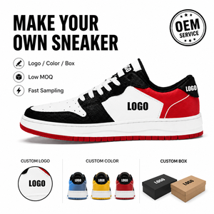 Chaussures de skate personnalisées avec logo, basses, à lacets, baskets décontractées, aspect cuir texturé, semelle en caoutchouc, commande en gros - Product Image 4
