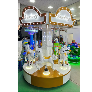 Cheval de carrousel d'<span class=keywords><strong>occasion</strong></span> pour enfants, à monnayeur, ornement de fête <span class=keywords><strong>foraine</strong></span>, à vendre - Product Image 2