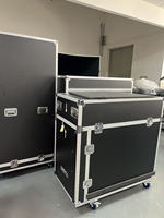 Cabina de DJ LED Portátil, Mesa de Recepción, Pantalla de Alquiler Personalizada, para Bodas, Festivales de Música, Promoción de Tiendas, Impermeable IP65, 1 Año de Garantía
