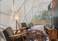Dôme transparent en plastique de luxe moderne pour l'extérieur, 12 pieds, pour hôtel, jardin, serre, igloo, utilisation domestique