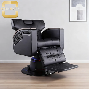 Sillón de Barbería Clásico Retro con Cuero Sintético, Diseño Antiguo Hidráulico para Salón de Belleza, Venta al por Mayor para Peluquería, Personalizable - Product Image 6