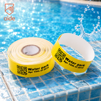 Pulseras Personalizadas Desechables Resistentes al Agua con Código QR, Pulseras Térmicas Directas, Pulseras de Papel Térmico para Eventos