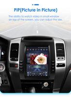 Système audio de voiture 9,7 pouces pour Toyota Land Cruiser Prado 120 Lexus GX470 2002-2009 Android Auto 4GLTE IPS Mirror Link Amplificateur