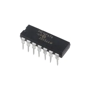 Nuevo Original PIC16F676-I/P-Lin DIP-14 8-microcontrolador ARM MCU IC chip Ic Chip integración electrónica