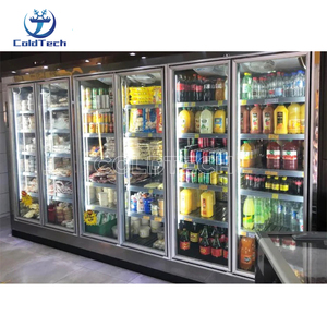 Tipo de pantalla Sala de refrigeración de puerta de vidrio de almacenamiento en frío para supermercados - Product Image 1