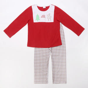 Vêtements d'été smockés pour enfants 2019 – Tenue de boutique en gros pour filles - Product Image 2