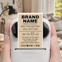Roll Label Termal Langsung Kustom Tahan Air Stiker Vinyl Dapat Dilepas Perekat Sendiri Printer Label Portabel Label Harga Barcode PET