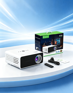 Proyector Inteligente Android 9.0 con Pantalla LCD HT22 Ultra HD 4K para Interiores, Portátil, Color Blanco Estándar, Control Remoto, Cine en Casa - Product Image 1