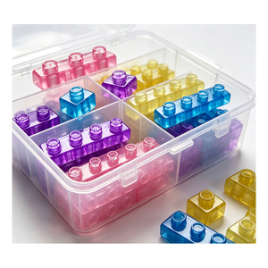 Stack Build Connect Toy Soft Elastic Pieces Toddler Classroom Companion Color Awareness Spatial Growth Aid <b>Builder</b> - Product Image 2