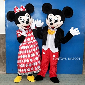 Funtoys <span class=keywords><strong>Mickey</strong></span> Và Minnie Linh Vật Trang Phục Chuột Tùy Chỉnh Phim Hoạt Hình Ưa Thích Đảng Giáng Sinh Ăn Mặc Cho Người Lớn - Product Image 2