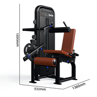Machine de musculation professionnelle pour extensions et flexions des jambes, équipement de fitness pour la musculation en salle de sport et club