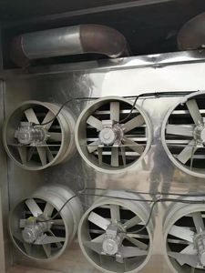 Bidirektionaler Gebläseventilator Typ <span class=keywords><strong>GKW</strong></span> Serie 800mm Aluminium-Lüfterblätter Wandtrocknungskammer Axialventilator - Product Image 5