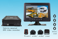 Usine nouvelle HX-9007 7 pouces 4CH 360 degrés système de caméra de camion HD voiture Mdvr caméra Dash Cam 1080P voiture Dashcam avec Adas DMS BSD