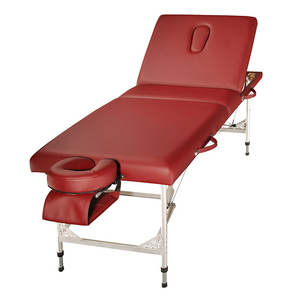 <span class=keywords><strong>Table</strong></span> <span class=keywords><strong>de</strong></span> <span class=keywords><strong>massage</strong></span> portable en aluminium Vigor Deco avec dossier en <span class=keywords><strong>bois</strong></span> massif, <span class=keywords><strong>table</strong></span> <span class=keywords><strong>de</strong></span> spa pour soins du visage - Product Image 6