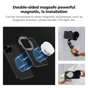 Adaptateur de montage d'objectif magnétique K&F Concept 6,7/6,1 pouces avec <span class=keywords><strong>filtre</strong></span> CPL/ND2-32 variable de 67 mm compatible avec iPhone - Product Image 4
