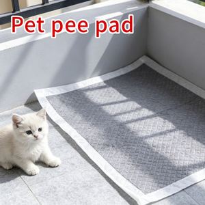 Tapis d'apprentissage pour animaux de compagnie antibactériens et anti-odeurs, tapis de propreté pour chiens au charbon de bois, super absorbants, jetables, pour chiots, vente en gros - Product Image 2