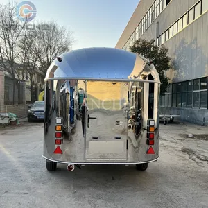 Canche 3m Stainless Steel <b>Food</b> Truck Unique Customized Burger Mobile <b>Food</b> <b>Trailer</b> - Product Image 5