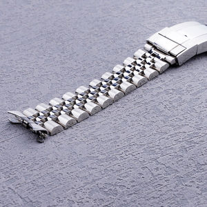 <span class=keywords><strong>Bracelet</strong></span> de montre en acier inoxydable argenté de 19 mm avec fermoir, extrémités courbées creuses, pour <span class=keywords><strong>Seiko</strong></span> 5 SNXS75 SNXS79K1, <span class=keywords><strong>bracelet</strong></span> <span class=keywords><strong>Jubilee</strong></span> - Product Image 5