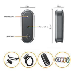 Pulsera <span class=keywords><strong>antimosquitos</strong></span> ultrasónica portátil con interruptor sensible al tacto Repelente electrónico inteligente para actividades al aire libre - Product Image 5