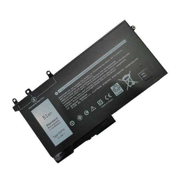 Polymer Lithium Ion Replacement Laptop Battery for 93FTF Fit for  E5280 E5480 E5580 E5290 E5490 E5590 3cell 11.4V 4400mAh/51Wh