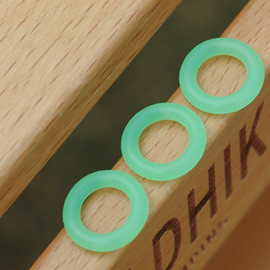 Glow In Dark Silicone Rings For <b>Camping</b> Stakes Outdoor Lighting Accessory Luminous O Shape Warning Rings For Tents And <b>Canopies</b> - Product Image 1