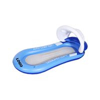 Transat gonflable pliable rayé pour piscine, hamac flottant pour adultes