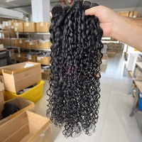 Haut de gamme 12A Grade Fumi Hair Super Double dessiné vierge cuticule alignée faisceaux de cheveux brésiliens Funmi Pixie Curl couleur naturelle