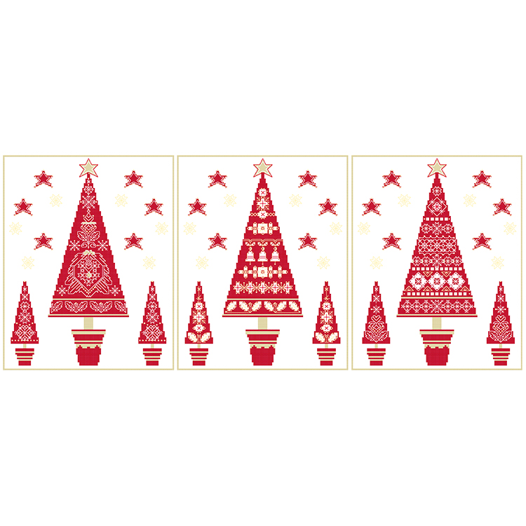 NKF Высококачественная горячая Распродажа хлопчатобумажная холщовая ткань для рукоделия Набор для вышивки крестиком в качестве рождественского подарка