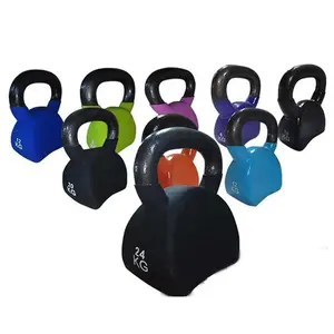 新型健身房动力壶铃乙烯基浸渍壶铃用于举重锻炼