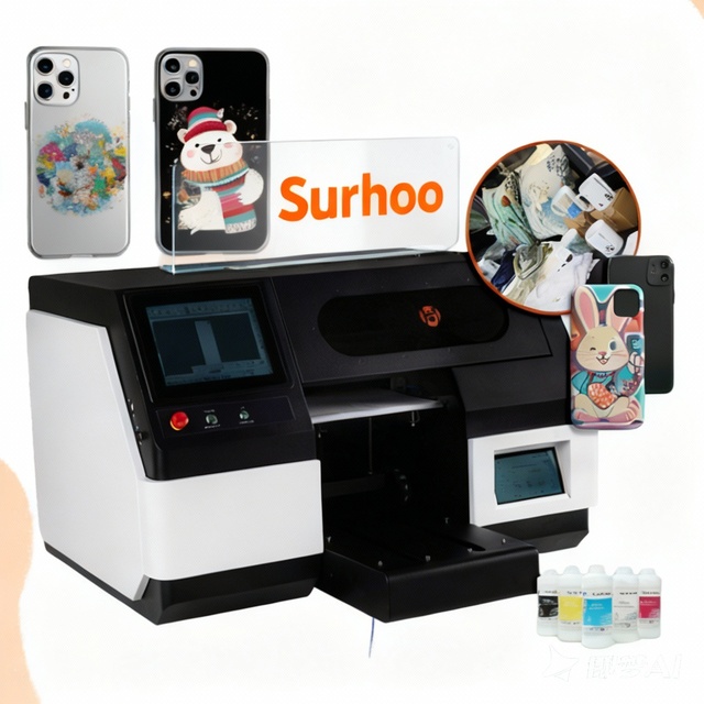 Factory All One A3 Digital Flatbed UV Printer for I3200(8)-UI HD Head High Precision Printing for Flex and Egg Materials