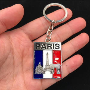 Geschenke Metall Souvenirs Touristen reise Gedenk Malediven UK Paris Schlüssel bund - Product Image 2