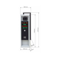 Système de gestion de stationnement intelligent SHUNXIANG LPR/ALPR avec caméra à algorithme 5MP, affichage LED et reconnaissance automatique des plaques d'immatriculation