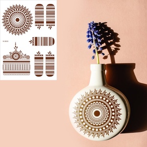 Autocollants de <span class=keywords><strong>tatouage</strong></span> temporaires imperméables longue durée, tatouages corporels <span class=keywords><strong>3D</strong></span> réalistes amovibles pour fêtes, festivals, bras, jambes, visage - Product Image 4