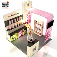 Stand d'exposition portable 10x10 pieds, installation sans outil, présentoir pour salon professionnel