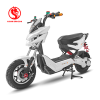 Moto électrique tout-terrain avec moteur de moyeu arrière 1000W 48V, vitesse 40-60km/h, autonomie 90km, batterie au plomb-acide et suspension.