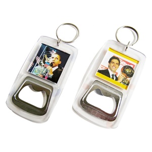 Promotional Plastic <strong>Acrylic</strong> <strong>Beer</strong> <strong>Opener</strong> <strong>Keychains</strong> for Kitchen Bar Restaurant Giveaway Gifts - Product Image 1