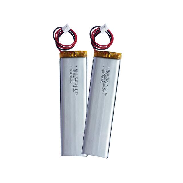 UN38.3 UL1642 IEC62133  Certified 4527101 5527101 Long Strip Lithium Battery  3.7V 1450mAh 1850mAh Pouch Lithium Ion Battery