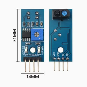 Sensore riflettente IR TCRT5000 Q1 Nuovo |   Modulo di rilevamento linea e evitamento ostacoli <span class=keywords><strong>per</strong></span> kit fai-da-te robot <span class=keywords><strong>Arduino</strong></span> - Product Image 1