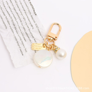 Nouvelle perle alliage porte-clés pendentif créatif nœud papillon coeur clé accessoires frais étui pour écouteurs décoration suspendue - Product Image 6